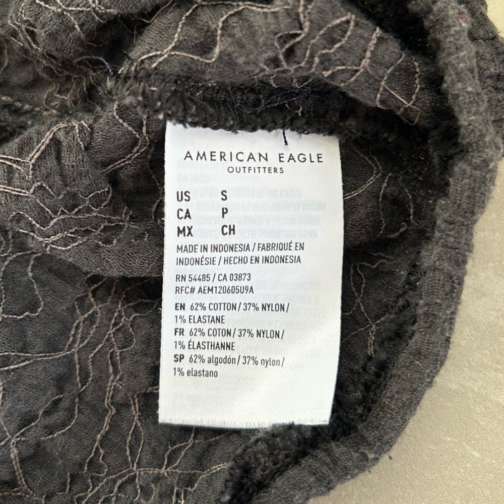 American Eagle Outfitters Charcoal Textured Headband - Picture 5 of 5